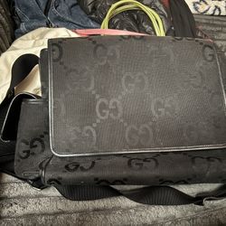 Gucci GG Monogram Diaper Bag 
