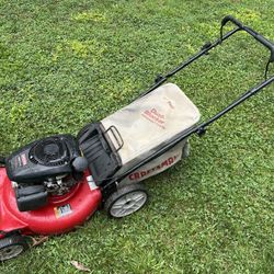 21” Craftsmen Push Mower With Bag And Side Discharge Chute