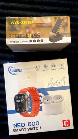 Wireless speaker & Smart Watch