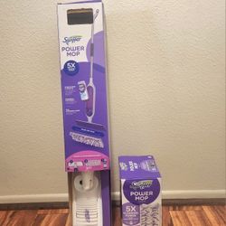 SWIFFER Power Mop Vinyl, Tile & Laminate Floor Starter kit