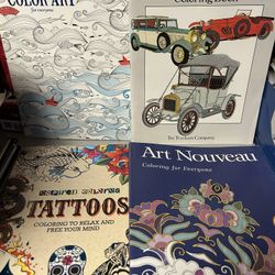 New Lot Of 11 Adult Coloring Books 