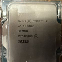 Intel i7 13700k CPU, Gigabyte Aorus Elite AX motherboard