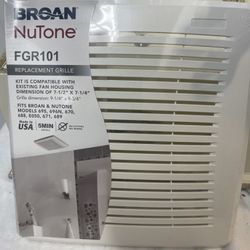 Nutone ventilation cover