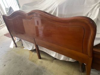 King size wooden headboard