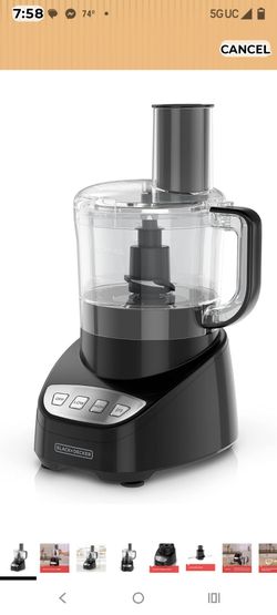 Eight cup food processor
