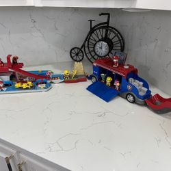 Paws trol cats and figure both for $40