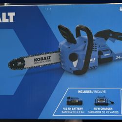 Kobalt 24-volt 12-in Battery 4 Ah Chainsaw Battery
Included Charger Included