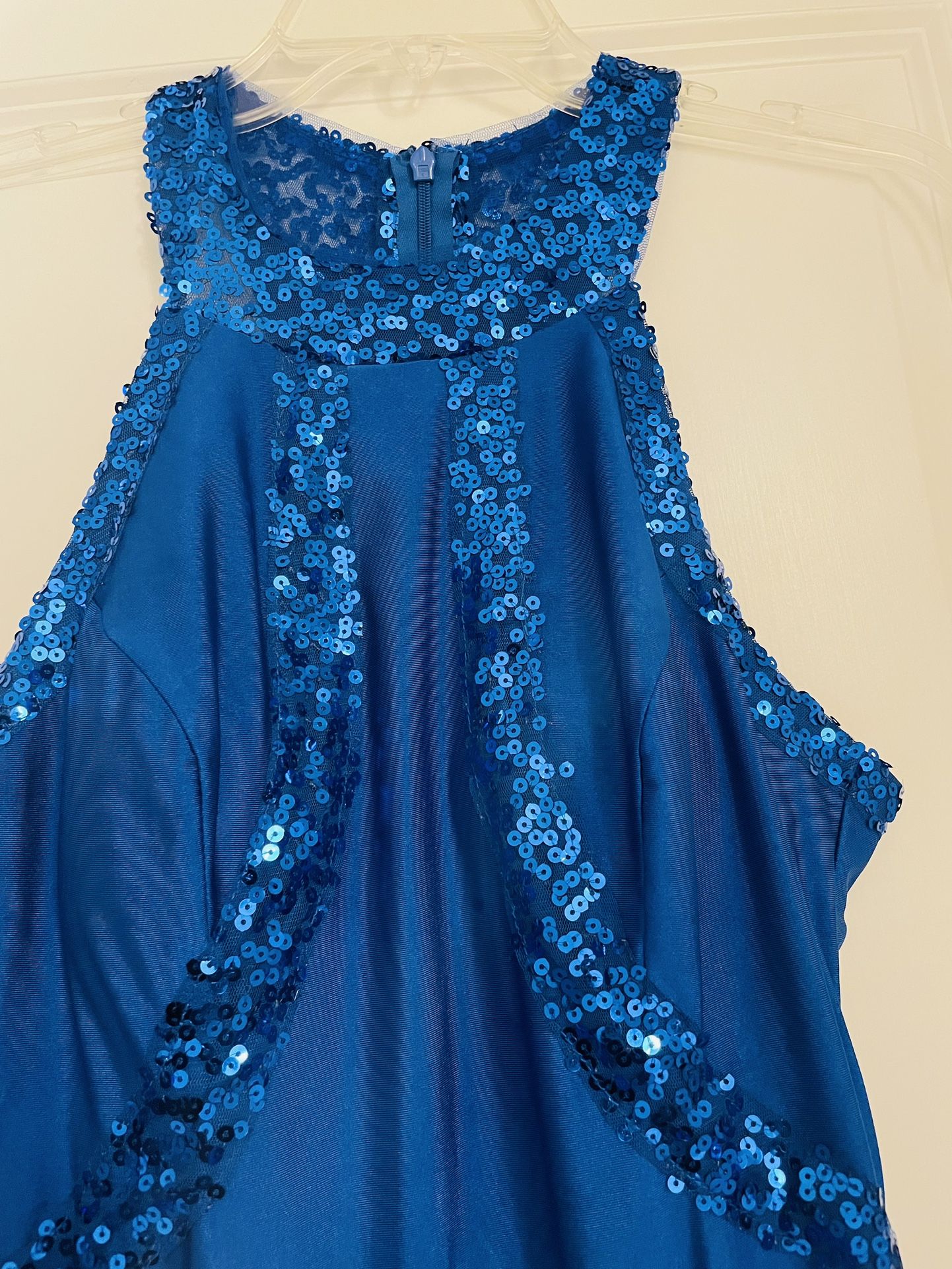 Royal Blue Evening Dress (size 4/6)