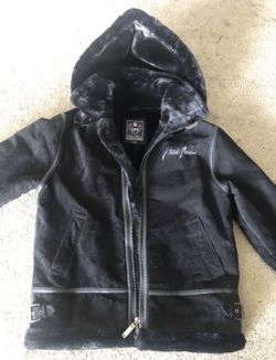 Phat Farm Men Leather Jacket