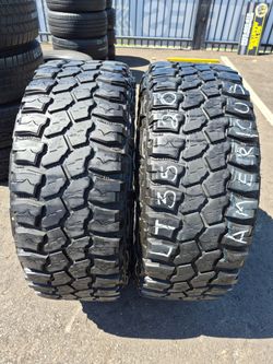 PAIR OF LT35×12.50R20 AMERICUS $200