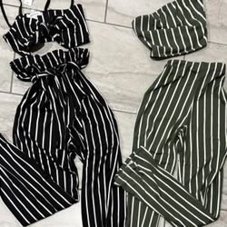 Outfits $10 Each 2 - Peice Top & Pants Set New 