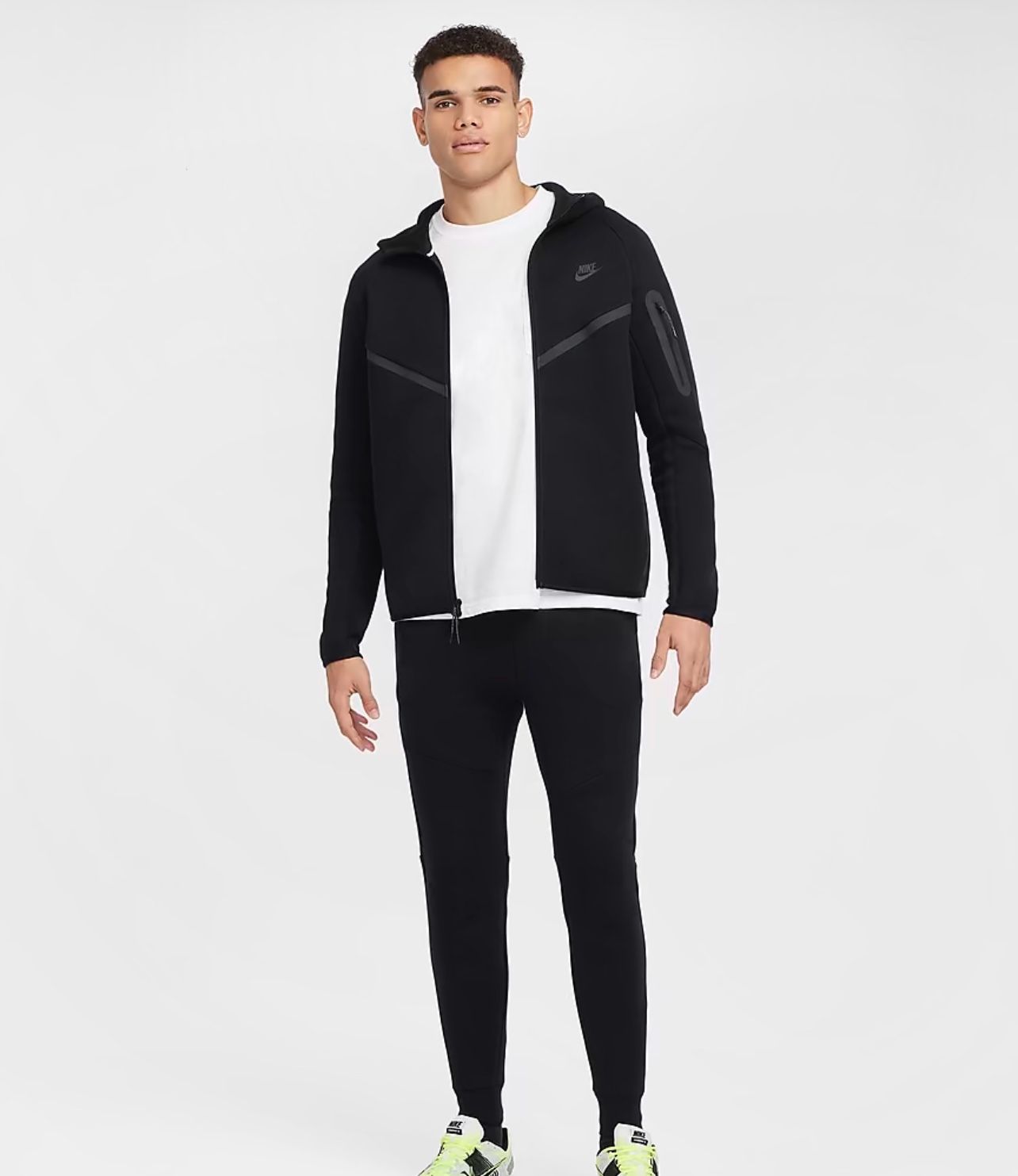 NIKE TECH FULL ZIP HOODIE SET SWEATSUIT HV0949-010 XS PANTS HV0959-010 XS