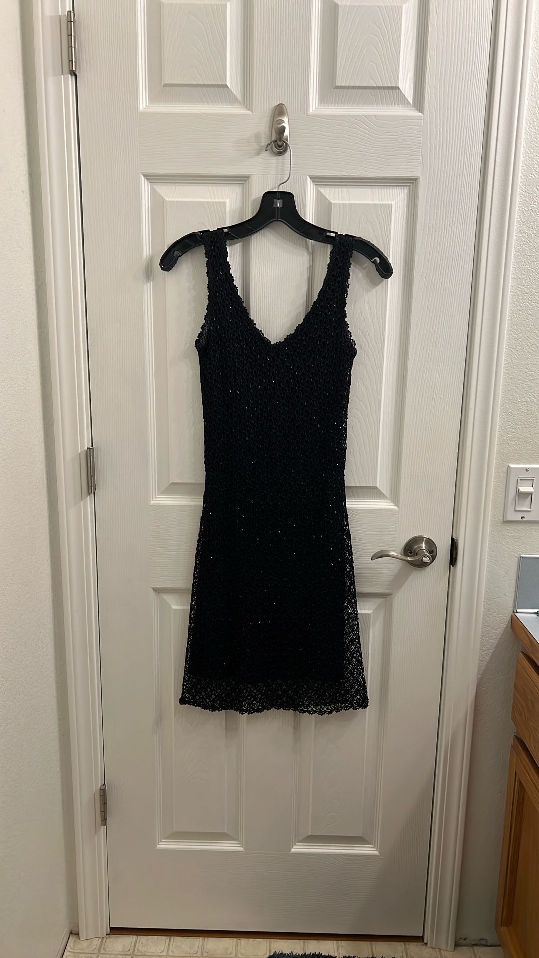 Small Sequin Black Dress