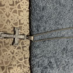 Silver Cross Necklace 
