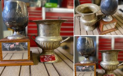 Four Vintage Apker’s Affair d’Elegance Car Show Trophies – 1983 & 1988