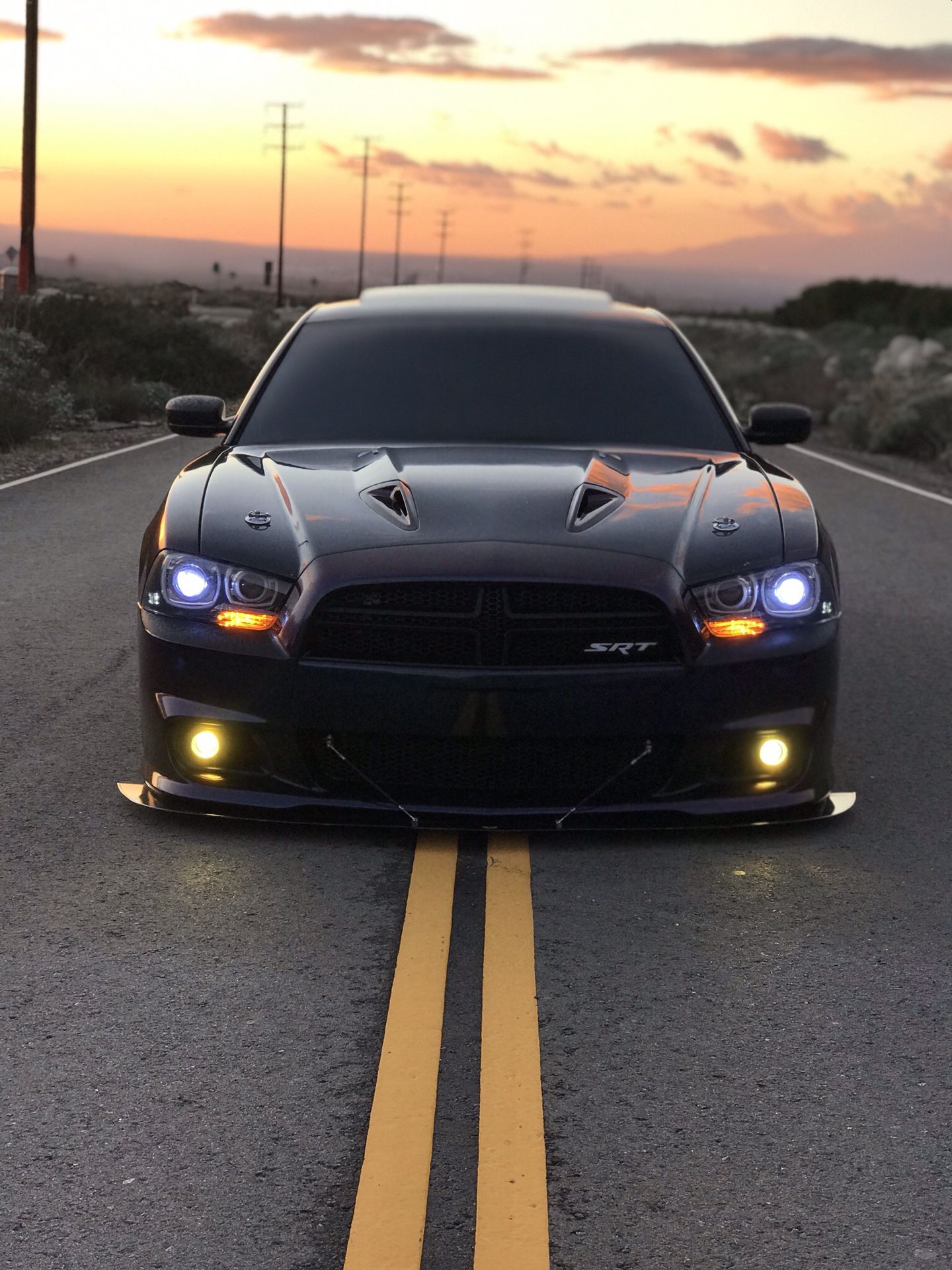 11-14 BMC Extreme Customs Road Runner Carbon Fiber Hood for Dodge Charger