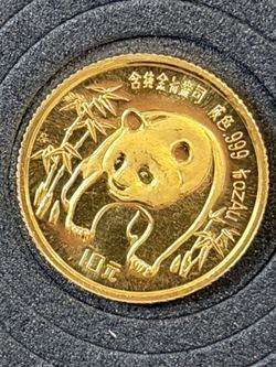 1986 -Gold PANDA 1/10th .999Fine