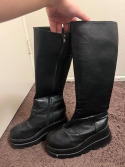 Black Knee High Boots Women size 9