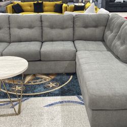 BRAND New ❤️🚚Ashley grey sectional ✅💯