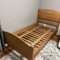 Solid Wood Twin Bed Frame