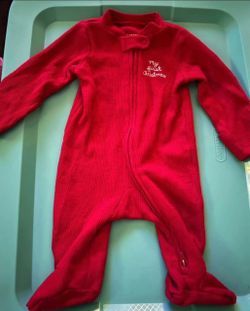 Carter's My First Christmas Baby Footed Pajamas
