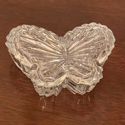 Crystal Butterfly Trinket Dish