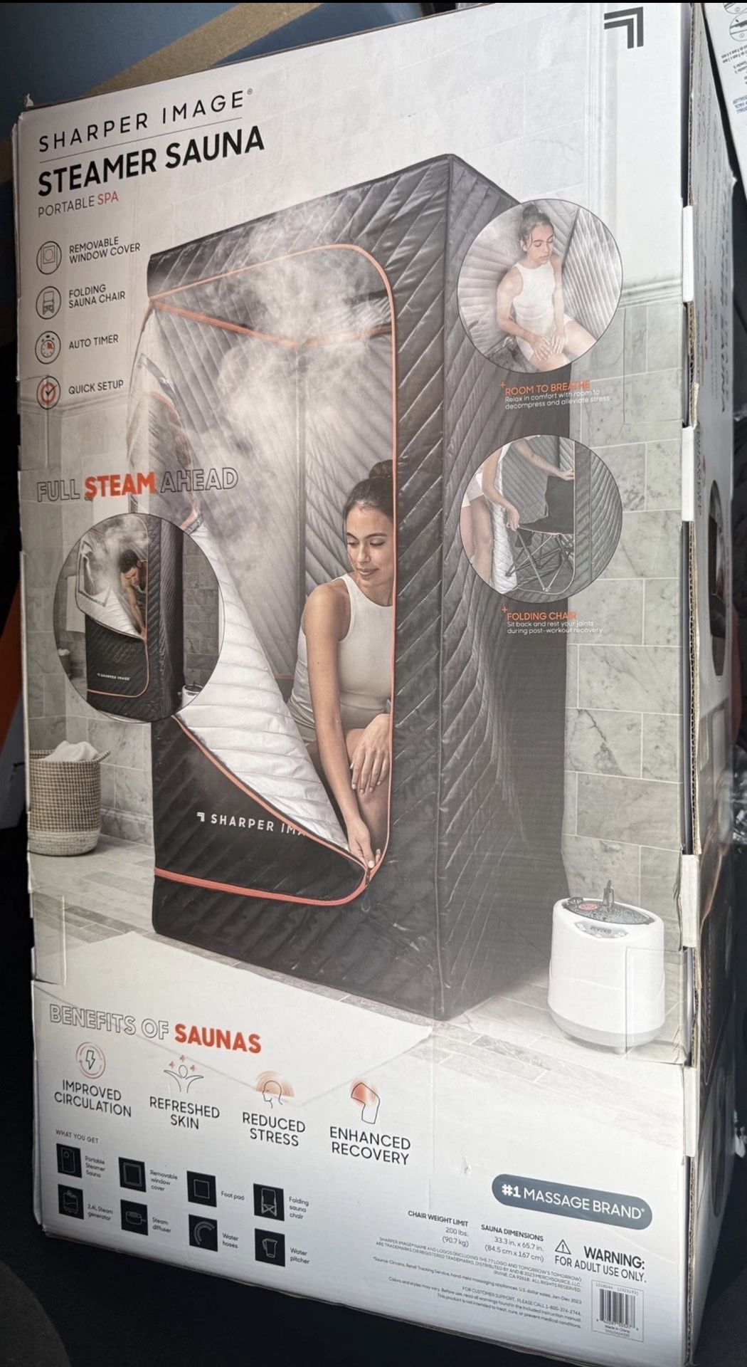 Portable Steamer Sauna Heat Therapy