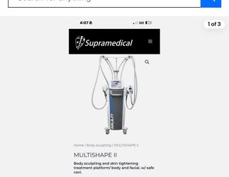 MultiShape RF + Vacuum + Cavitation + Infrared Body Contouring Machine – 2021