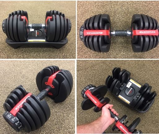 Bowflex adjustable dumbells