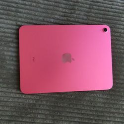 Pink iPad (10th generation) 