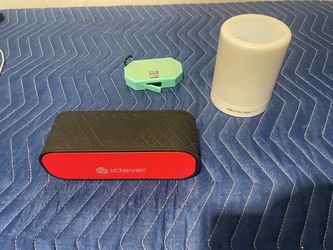 Lot of 3 Portable Bluetooth Speakers