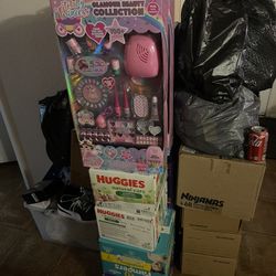 Pañales i juguetes para ninos 