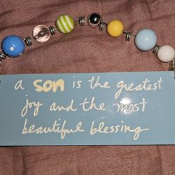 sandra magsamen plaque/Stepping Stones A Son is the greatest Wall decor