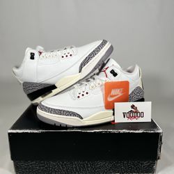 Air Jordan 3 White Cement Reimagined Size 9.5 Tried On / VNDS