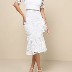 White Dress - Lace 