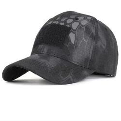 MILITARY TACTICAL PATCH HAT, KRYPTEK TYPHON COLOR, NEW WITH TAGS IN SEALED BAG.