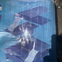 Brand New, Out Of Box Small Animal Ferret Bird Cage , Purple 