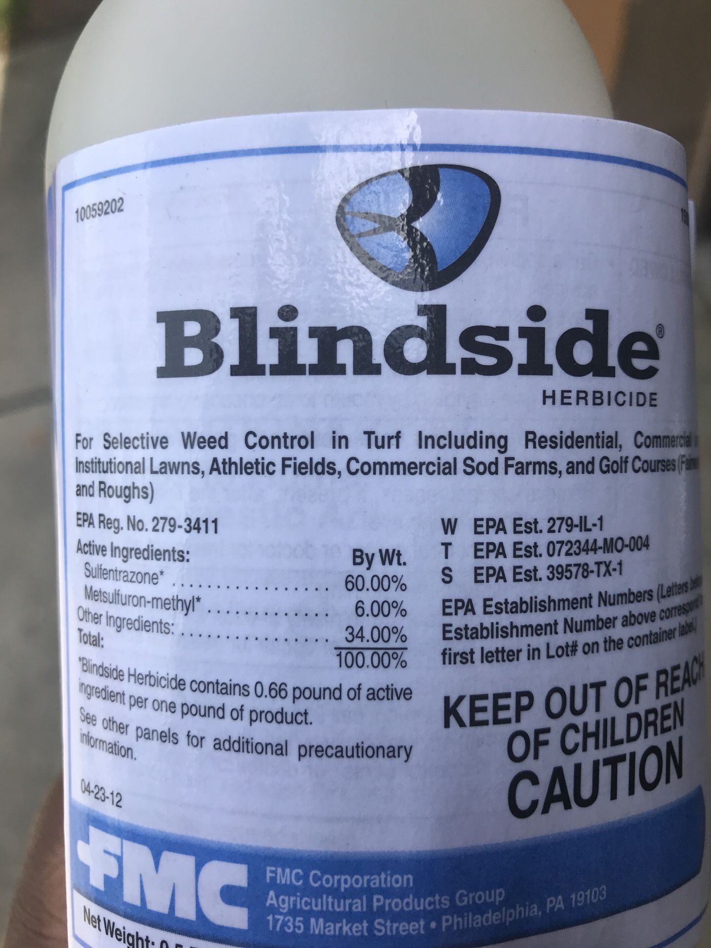 Blindside herbicide