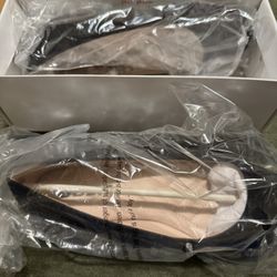Soda Black Flats 