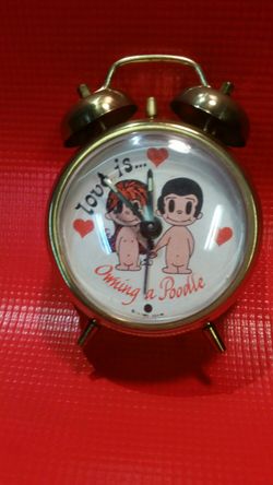 Small vintage alarm clock