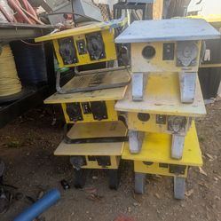 50 Amp Spider Job Boxes 6 Of Them  