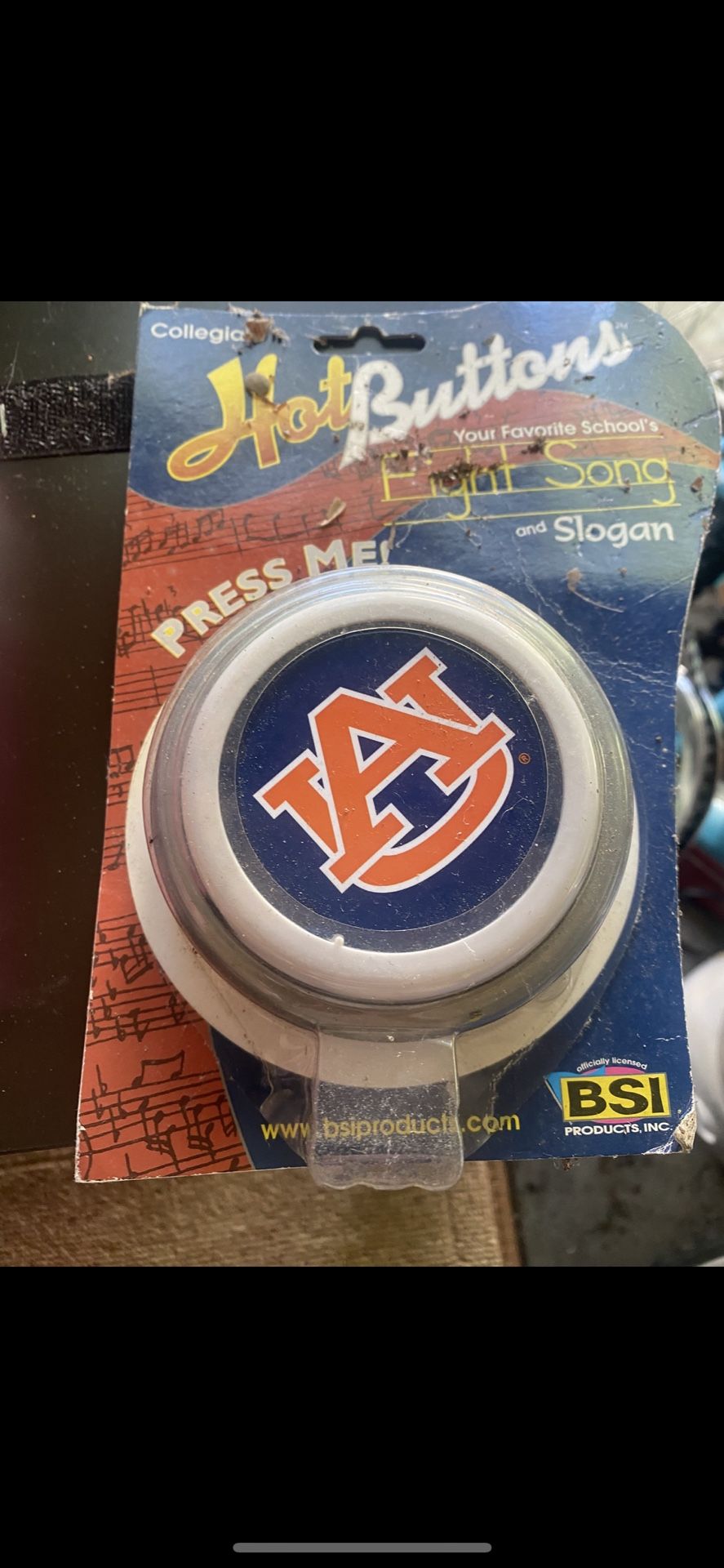 AUBURN TIGERS HOT BUTTON FIGHT SONG