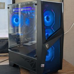 MSI AMD Ryzen 5 7400f + Radeon RX 5500 XT RGB Gaming Desktop PC Computer 