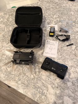 Holy Stone HS440 Foldable FPV Drone 1080P HD WiFi Long Battery Auto Hover + Case