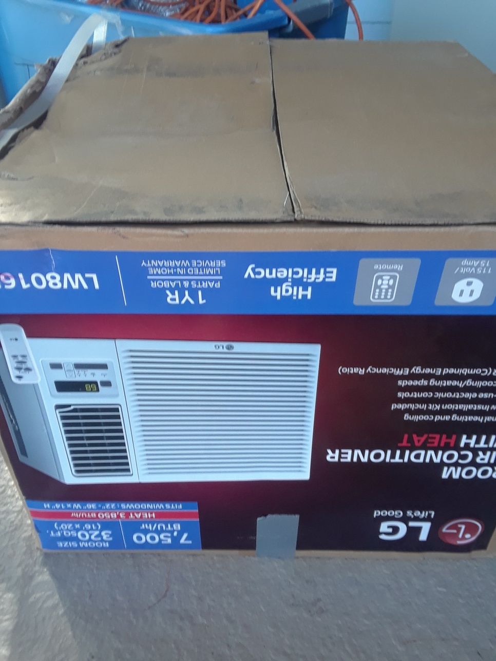 Air conditioner/heater digital with remote control