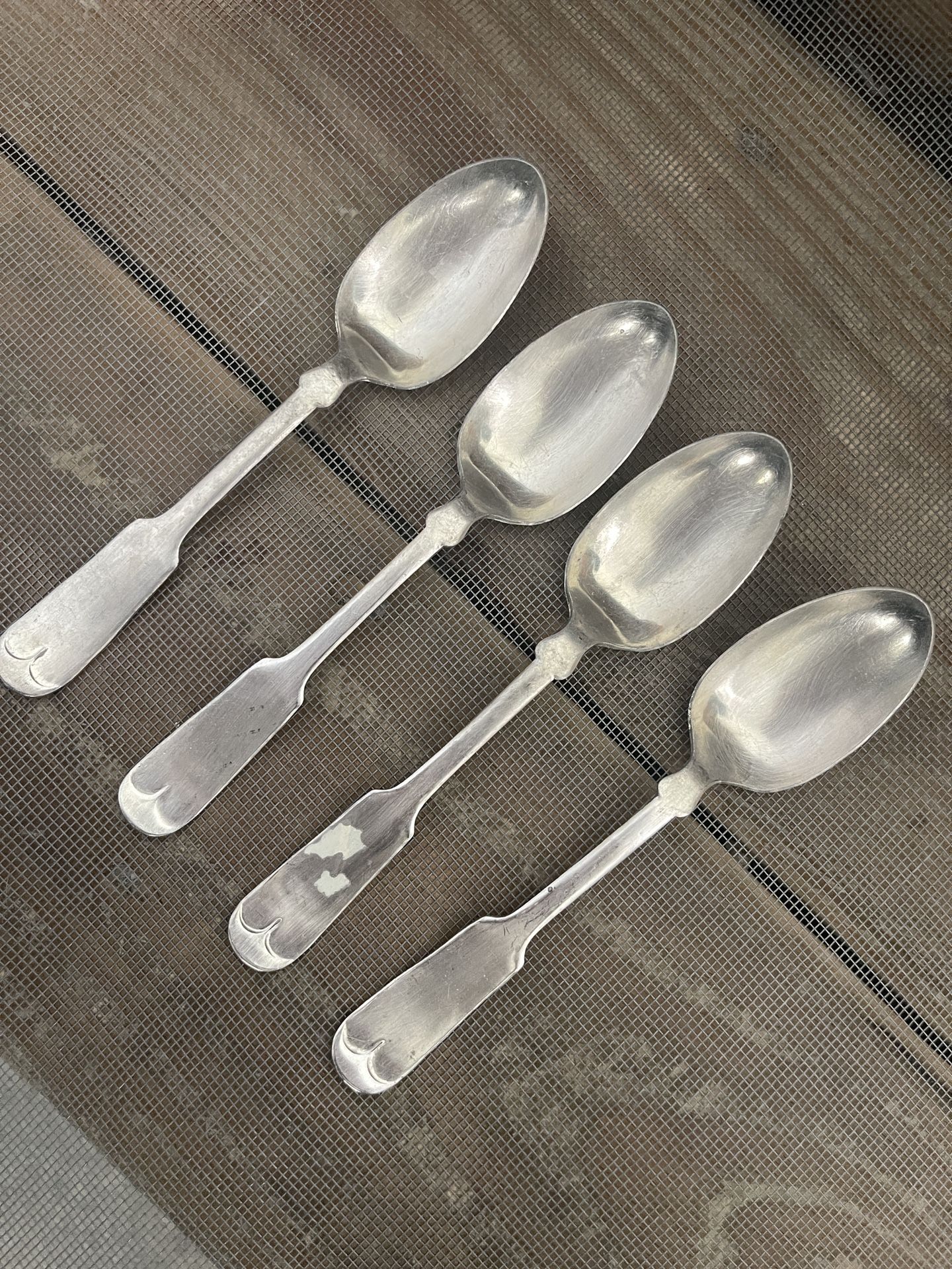 Antique 4 Wallace Brothers Pattern 900 Spoons Circa 1897 Wallingford CT