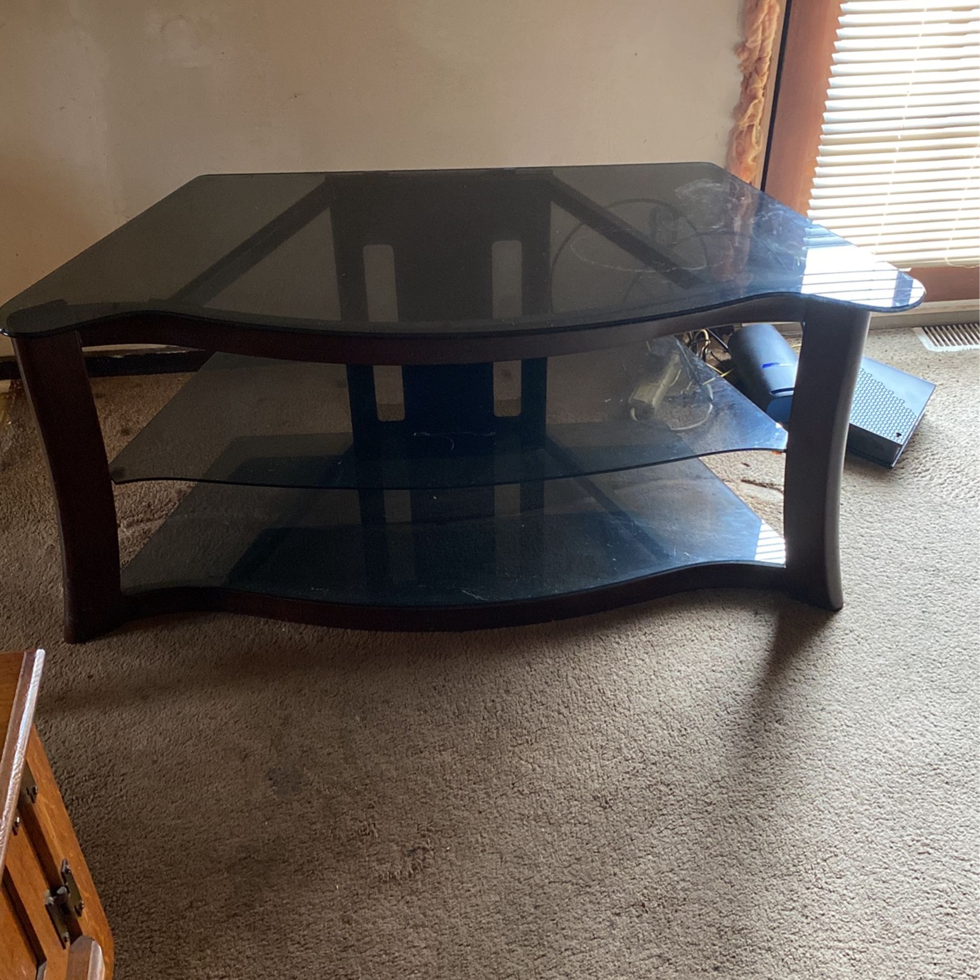Glass TV Stand