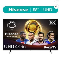 HISENSE 58” TV