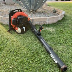 ECHO PB-580T 58.2cc 216 MPH Backpack Leaf Blower w/ Tube Throttle in good working order