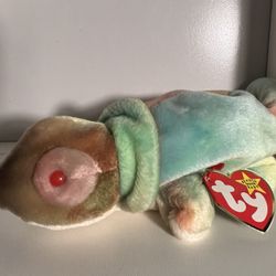 Ty Beanie Baby The Chameleon Iguana Lizard 1997 